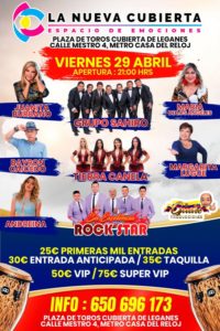 concierto el bombazo ecuatoriano la cubierta de leganes