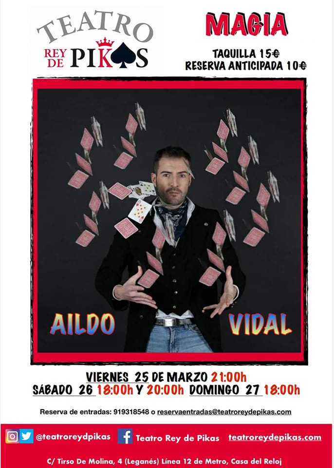 Magia y humor con Aildo Vidal