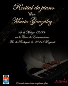 Recital de piano con Mario González