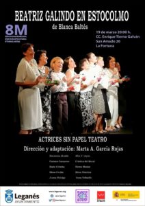 Teatro feminista Beatriz Galindo en Estocolmo