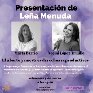 presentación de leña menuda