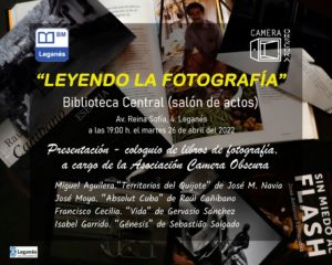 Actividad para Jóvenes y Adultos "Leyendo Fotografía" por la Asociación Camera Obscura