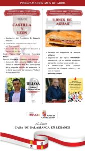 Día de la Comunidad de Castilla y León en la Casa De Salamanca En Leganés
