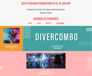 AGENDA ACTIVIDADES, ESTE VERANO PARQUESUR. Septiembre