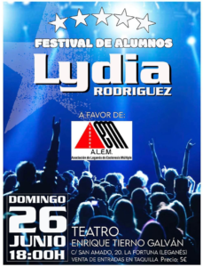 FESTIVAL DE ALUMNOS DE LYDIA RODRÍGUEZ a favor de LA ESCLEROSIS MÚLTIPLE