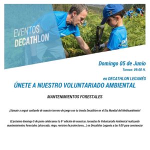 JORNADA VOLUNTARIADO AMBIENTAL en Decathlon Leganés