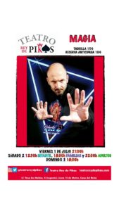 Magia y humor  en el Teatro Rey de Pikas con Roberto Lolo