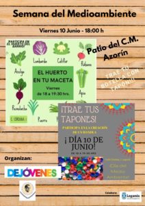 TRAE TU BOTELLA DE PLÁSTICO CON TAPÓN