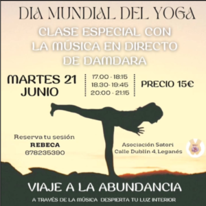 Yoga con música en directo 