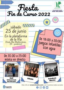 Fiesta fin de curso 2022 AV San Nicasio