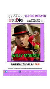 Espectáculo familiar de magia y globoflexia del gran Willy Monroe