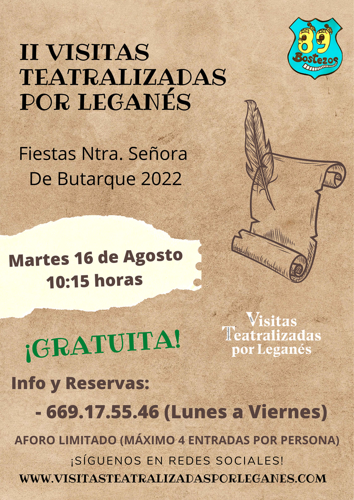 II Edición de las Visitas Teatralizadas por Leganés