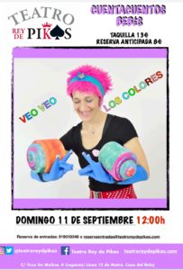 Veo los colores. Cuentacuentos bebés 1-3 años