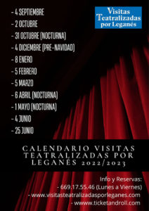 Calendario Oficial de Visitas Teatralizadas por Leganés.