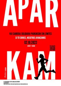 VIII edición carrera ‘Párkinson sin límites’, organizada por la Asociación Párkinson Aparkam