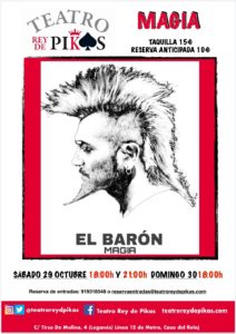 Espectáculo de magia en Leganés con El Barón