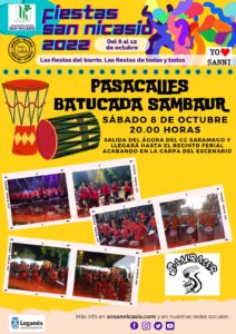 Pasacalles de la batucada Sambaur
