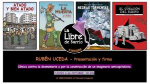 Rubén Uceda viene con todas sus novelas gráficas