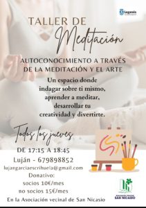Taller de Meditación: "AUTOCONOCIMIENTO A TRAVÉS DE LA MEDITACIÓN"