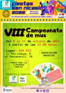 campeonato de mus Bar Río
