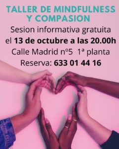 Sesión informativa del taller de mindfulness y compasión