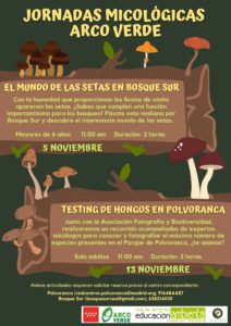 Jornadas micológicas en el Arco Verde