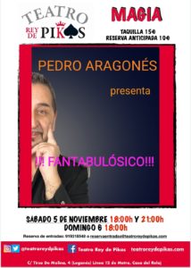 Magia y humor con el ingenioso Pedro Aragonés