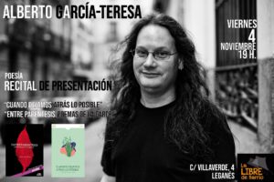Recital de presentación del nuevo poemario
