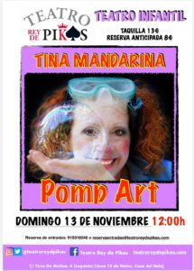 teatro para bebés “Pomp Art” de Tina Mandarina