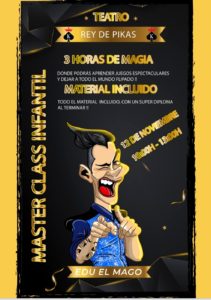 Primer taller de magia infantil en el Teatro Rey de Pikas