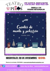 Espectáculo de cuentacuentos “CUENTOS DE MANTA Y POLVORÓN”