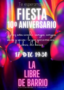 Fiesta Aniversario de La Libre de Barrio