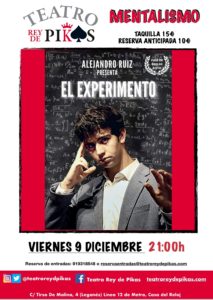 Espectáculo de Mentalismo «El Experimento»
