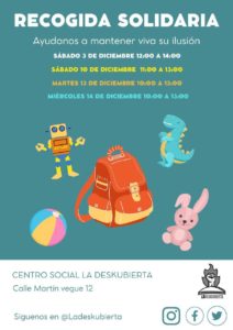 Recogida solidaria de juguetes