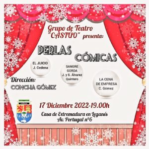 Teatro Perlas Cómicas en la Casa de Extremadura