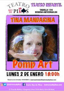 Teatro para bebés “POMP ART” de Tina Mandarina
