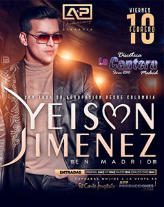 Yeison Jiménez en Madrid