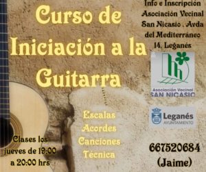 Curso de Iniciación a la Guitarra.