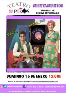 Espectáculo de narración oral y música en directo “Caca, Culo, Pedo, Pis”