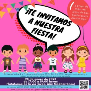 Fiesta para todos los niños nacidos entre el 2011 y el 2013