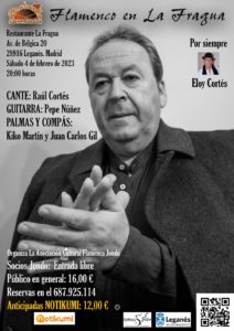 RAÚL CORTÉS EN LAS NOCHES FLAMENCAS DE LA FRAGUA