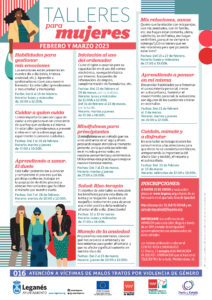 Diez talleres gratuitos para las mujeres de Leganés