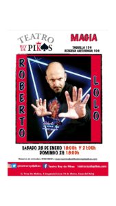 Espectáculo de magia en Leganés con Roberto Lolo