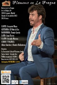 Concierto Gregorio Moya “No duerme nadie”