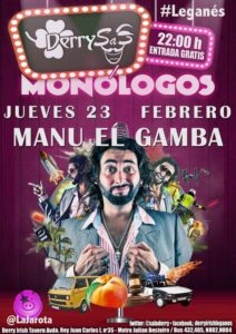 Manu el Gamba en el Derry