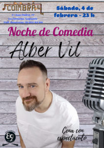 NOCHE DE COMEDIA" con "ALBER VIL"