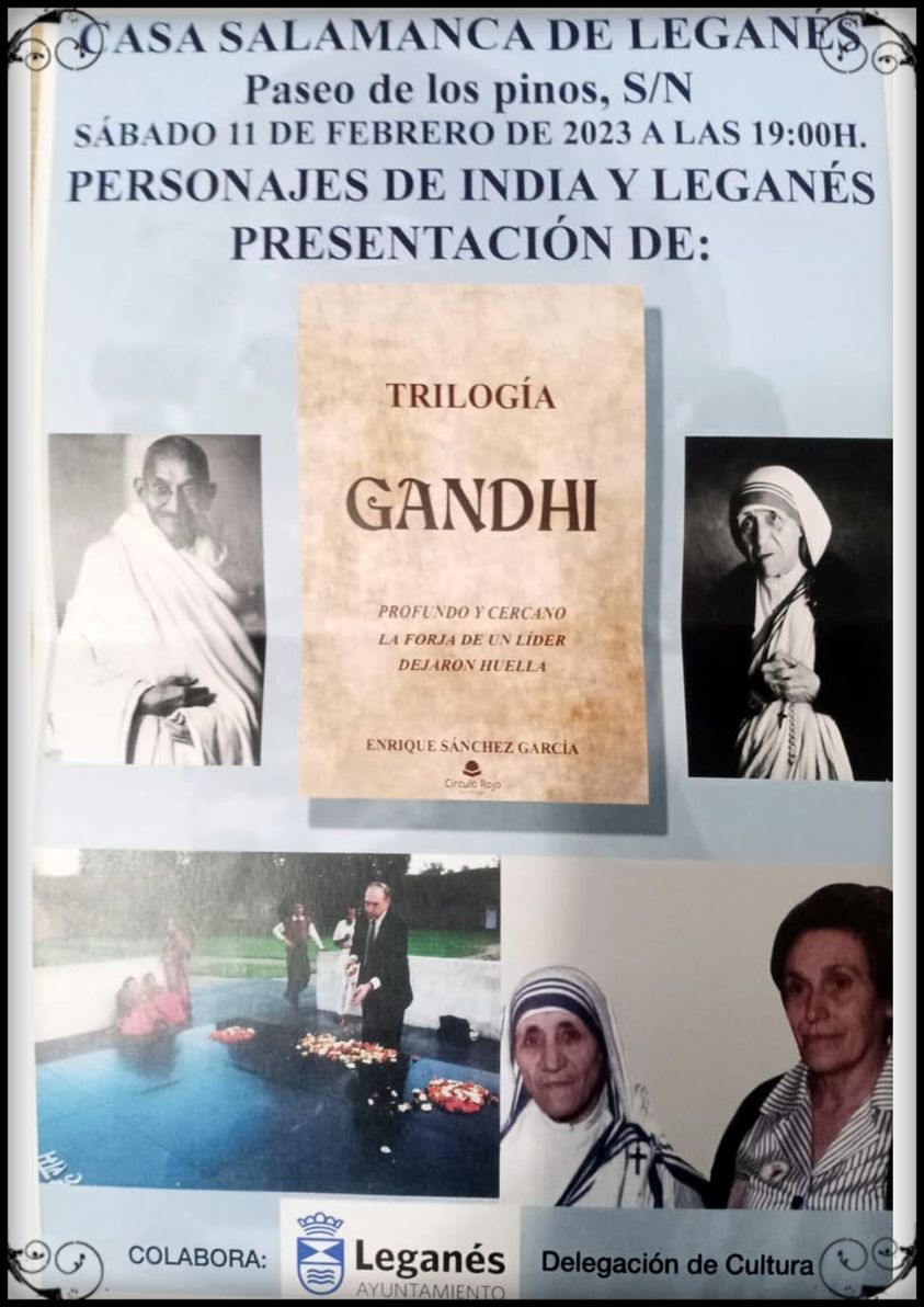 Presentación del libro TRILOGIA DE GANDHI
