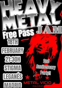 Fiesta 2° Aniversario MVM. Entrada Gratuita. JAM SESSION