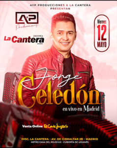 Concierto Jorge Celedón en Madrid