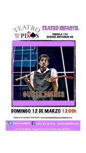 Teatro infantil con Guille Menés y sus mejores juegos